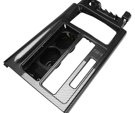 1994-96 Corvette C4, Console Shift Plate, Automatic, Black Carbon Fiber Look
