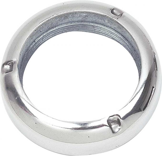 OER 1951-59 Bel Air, 150, 210, Nomad, 1955-59 Chevrolet/GMC Truck, Ignition Switch Nut, 3 Slot, Polished Stainless CX1009