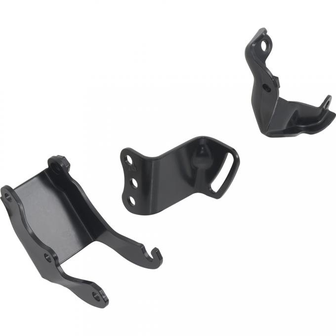 OER 1969-72 Camaro, Chevelle, Impala, Nova, Power Steering Bracket Set, Small Block, with Long Water Pump, w/o AC, Various Models 748835