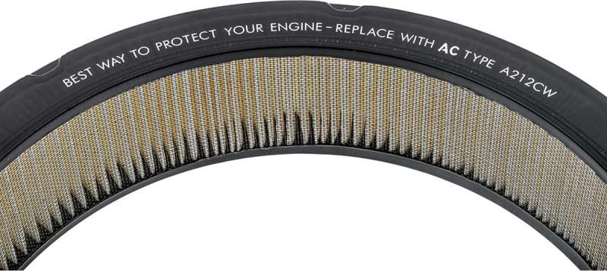 1965-74 GM, Air Cleaner Filter, Square Mesh, 14