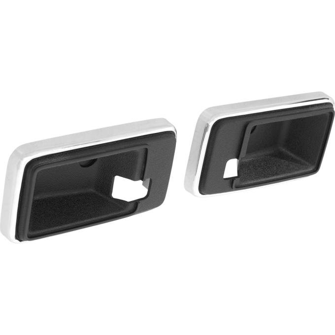 OER 1977-81 Camaro, Corvette, Firebird, Inner Door Handle Escutcheon, Standard Interior, Black K482