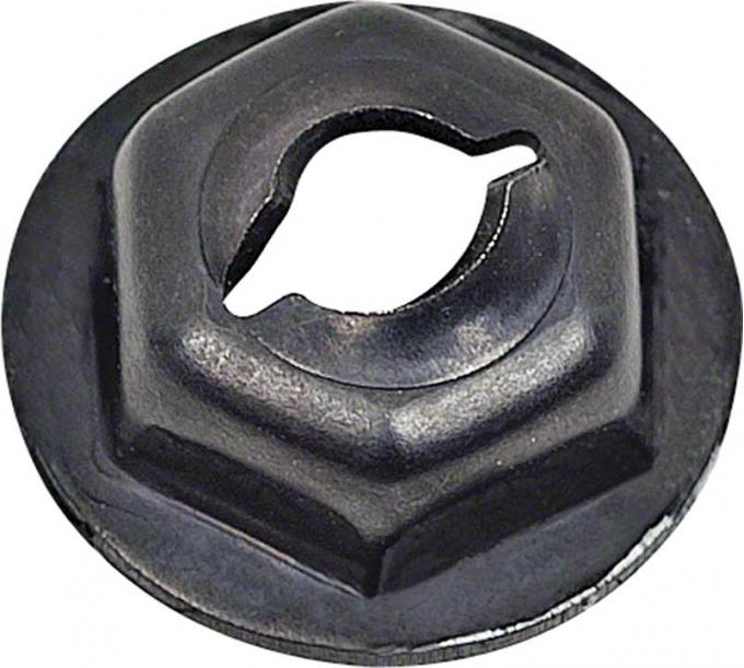 OER Thread Cutting Pal Nut With Sealer, 1/8" Stud Size, Hex Washer Head, Zinc Plated 11502547