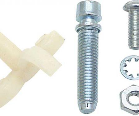 1958-63 Chevy, GMC Truck, 1958-61 Impala, Full Size, Headlamp Adjuster Screw & Nut Set, 8 Piece Set