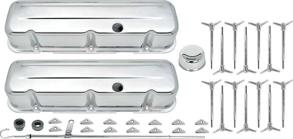OER Chevrolet Engine DressUp Set, Big Block, Tall Profile Valve Covers