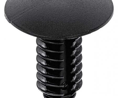 OER Nylon Retainer Clip, Push-In, 11/16" Head Diameter, 5/16" Stem Diameter, 13/16" Stem Length, Black 11569768