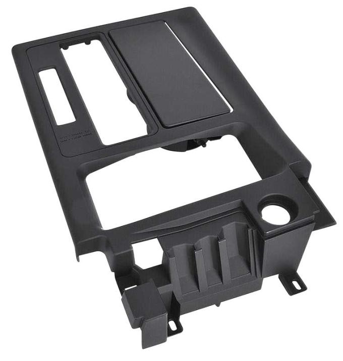 1994-96 Corvette C4, Console Shift Plate, Automatic, Black Rubber Coated