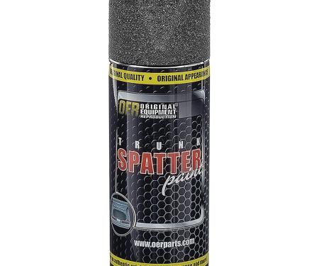 OER 1958-69 Trunk Spatter Paint, Black / Aqua, Aerosol Can, Net Weight 11 oz., K51499
