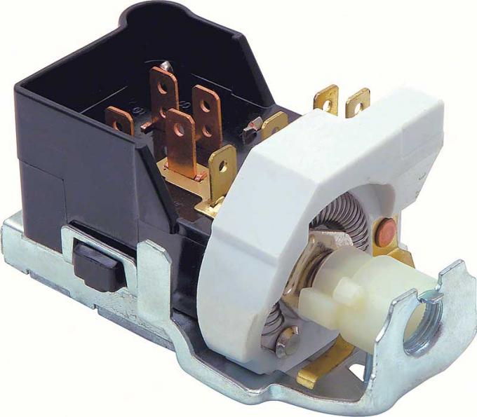 OER 1968-69 Camaro, Caprice, Corvette, Headlamp Switch, with Concealed Headlamps, 8-Pin Design 1995191