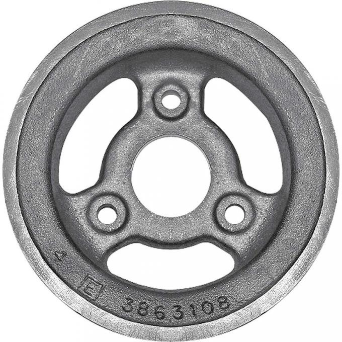 OER 1965-1972 Chevrolet, Crankshaft Pulley, 2 Groove, Deep, 396, 427, 454, Big Block, w/o PS, Cast Iron, 6-3/4" OD K10481