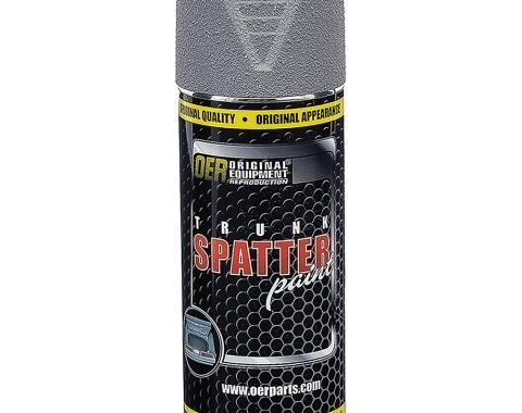 OER Trunk Spatter Paint, Gray / White, Aerosol Can, Net Weight 11 oz., K51498