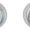 OER 1961-64 GM, Door Lock Knob Ferrules, Clear, Pair, Various Models 152906