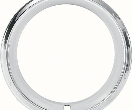 OER Wheel Trim Ring , 14", 2-7/8" Deep Step Lip for Repro Rally Wheels , Stainless Steel 5459101