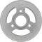 OER 1965-1972 Chevrolet, Crankshaft Pulley, 2 Groove, Deep, 396, 427, 454, Big Block, w/o PS, Cast Iron, 6-3/4" OD K10481