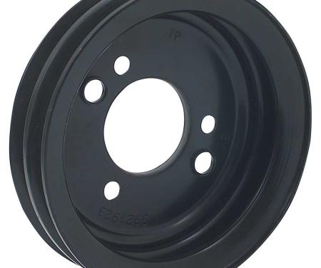 OER 1967-68 Camaro, 1968 Full Size, 1968-74 Corvette, Crankshaft Pulley, 396, 427, 454 Big Block, Double Groove, Stamped Steel, 6-3/4" OD 3921923