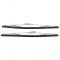 OER 1960-76 Anco Windshield Wiper Blade Set, Long Frame, Red Button Refill, 1/4" Bayonet, Stainless, 15" 2889962