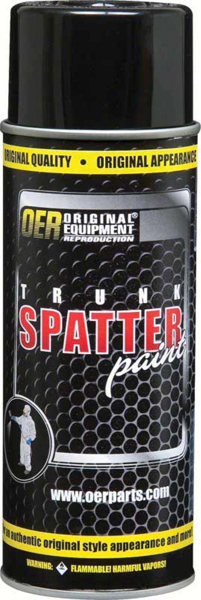 OER Trunk Spatter Paint Clear Topcoat, 16 Oz Aerosol Can, Net Wt. 16 Oz. K51497