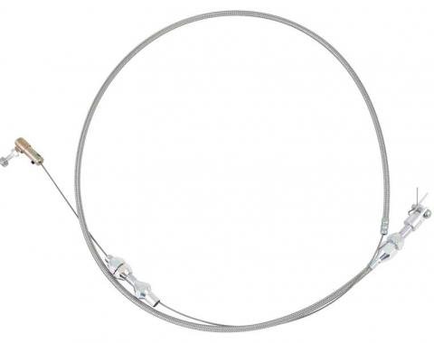 1946-02 GM, Various Models, Throttle Cable, 36'', Stainless Steel, Cut-To-Fit