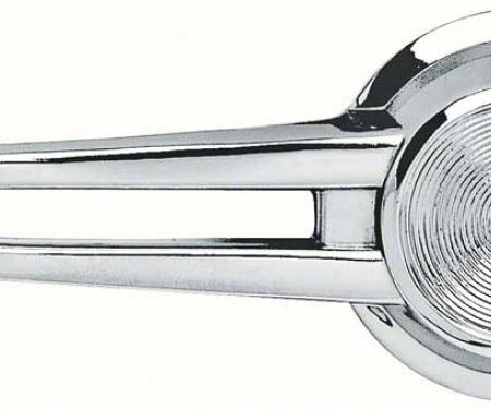 OER 1959-66 Buick, Chevy, Oldsmobile, Window Crank Handle, Chrome Knob, Double Arm, with Clip, Various Models, Each 4753531