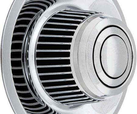 OER Tall Chrome Rally Wheel Derby Cap WK1012NL