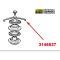 1960-96 Buick, Chevrolet, Oldsmobile, Spring Retainer Set, For Floor Air Outlet Deflector, AC Outlet Side Grill, Pair