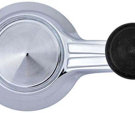 OER 1965-66 Chevy Biscayne, Bel Air, Vent Window Crank Handle, Chrome, with Black Knob 748714