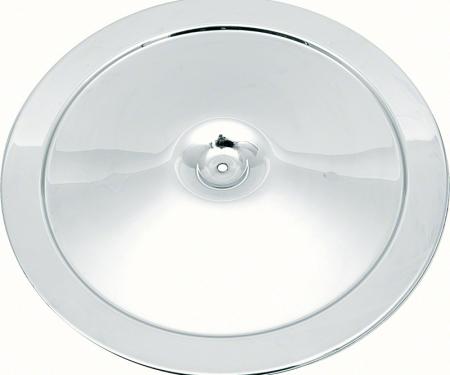 OER 1970 Chevrolet, Open Element Chrome Air Cleaner Lid, 14", with Square Imprint, GM Licensed 6421832