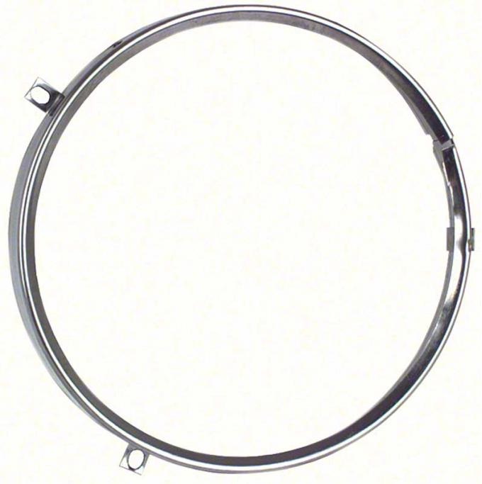 OER 1958-76 GM, Headlamp Retaining Ring , 5.75" Round, Stainless Steel, Various Models 5954892