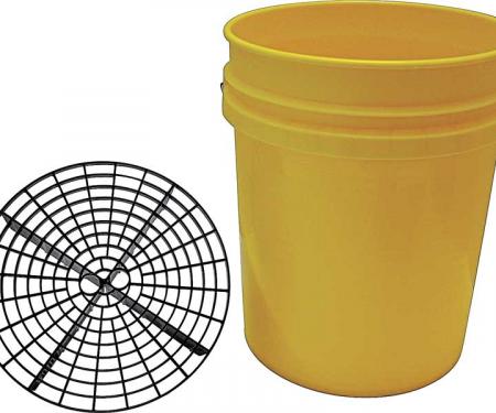 OER Authorized Grit Guard 5 Gallon Yellow Bucket With Grit Guard K89751