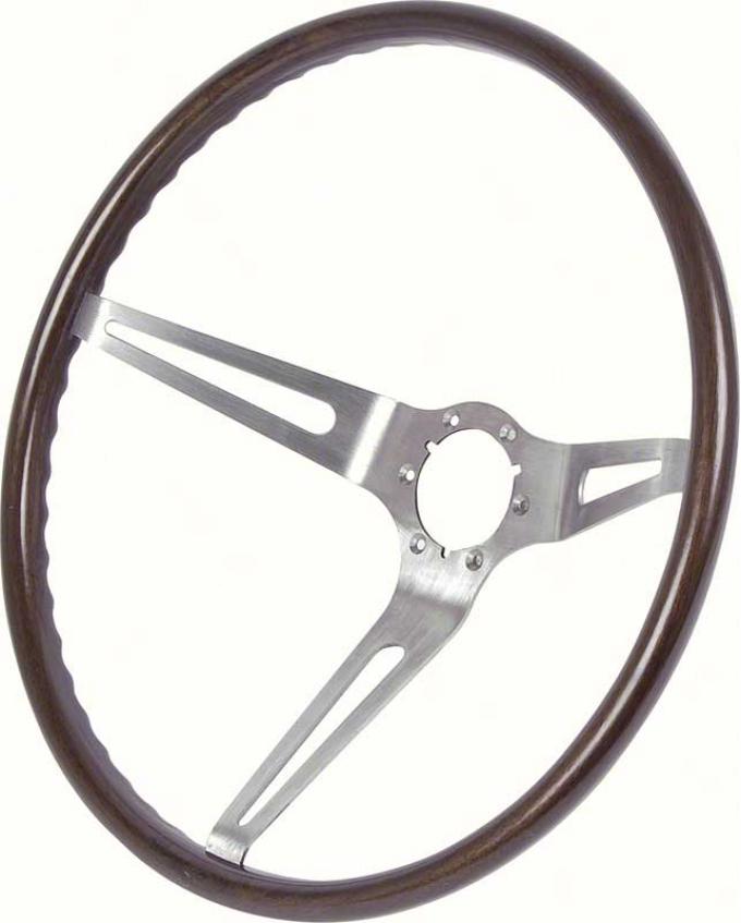 OER 1963-1966 Corvette , Walnut Wood Steering Wheel, 16", 9740603