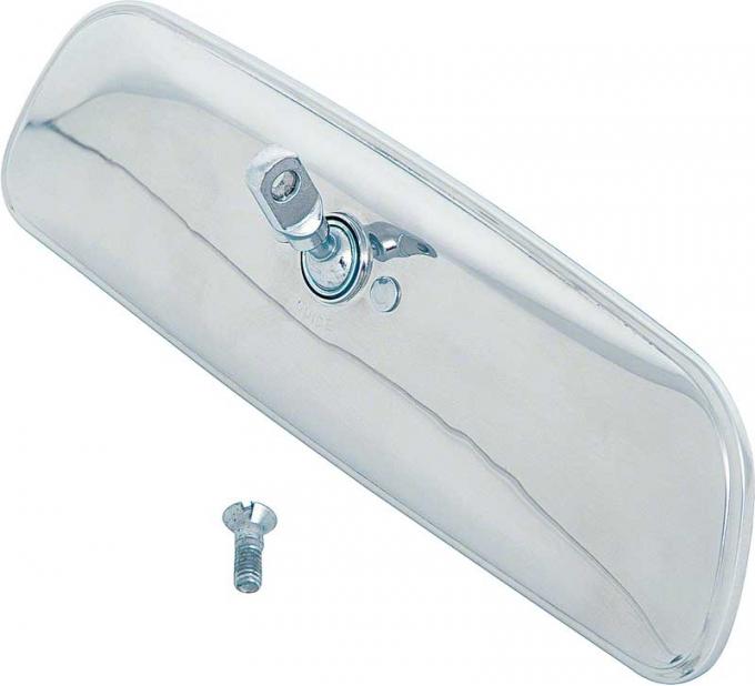 OER 1962-66 Impala, Caprice, 1963-66 Corvette, 1960-66 Corvair, Inner Rear View Mirror, Chrome, Various GM Models 910453