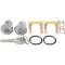 OER 1961-87 Buick, Chevrolet, Pontiac, Olds, Door Lock Set, with Generic Logo Keys, Bright Finish 609833A