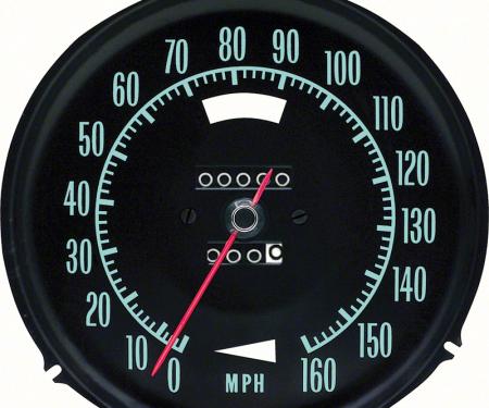 OER 1968 Chevrolet Corvette, 160 Mph Speedometer, without Speed Warning 6480991
