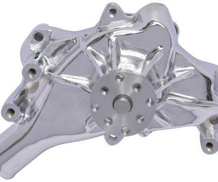 OER 1969-86 Chevrolet, Long Water Pump, Small Block, Chrome Plated Aluminum 153655C
