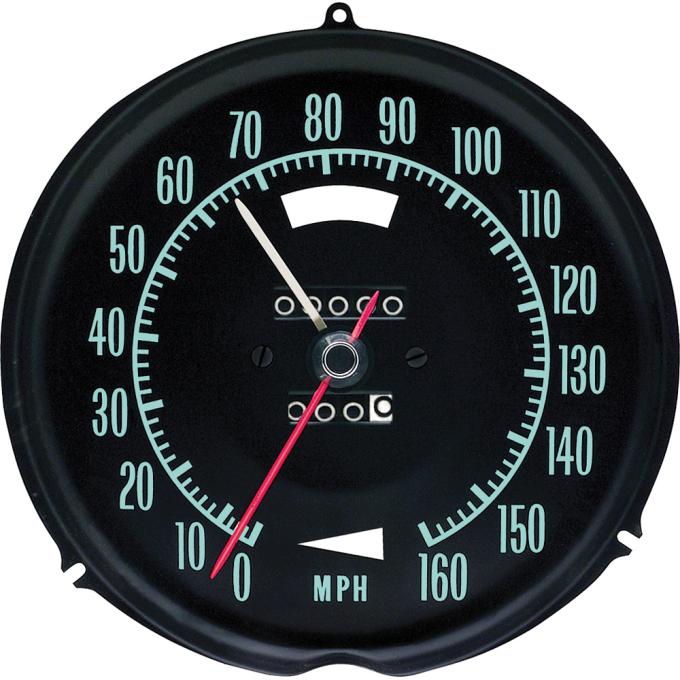 OER 1969 Corvette, Speedometer, 160 MPH , with Speed Warning 6492697