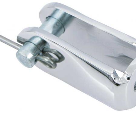 OER Brake Pedal Clevis, Chrome Plated, 3/8"-24 153660C