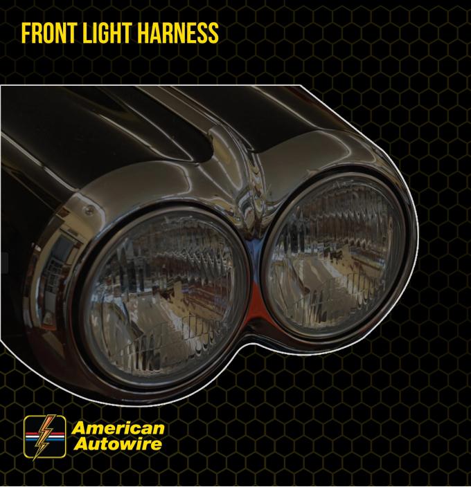 American Autowire 1957 Chevrolet Front Light Harness - Altdi CE772651