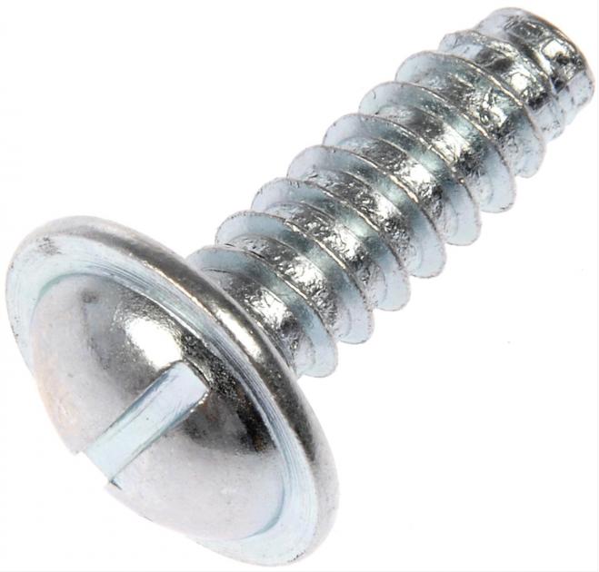 License Plate Screw, Thread Size; 1/4"( 14) x 3/4" Corvette Depot