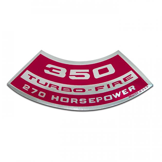 1966-1972 Chevelle 396 325 Air Cleaner Decals with Valve Cover Decals | USA Made