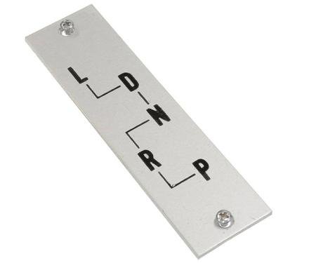 Corvette Shift Indicator Plate, Auto with Screws, 1958-1961